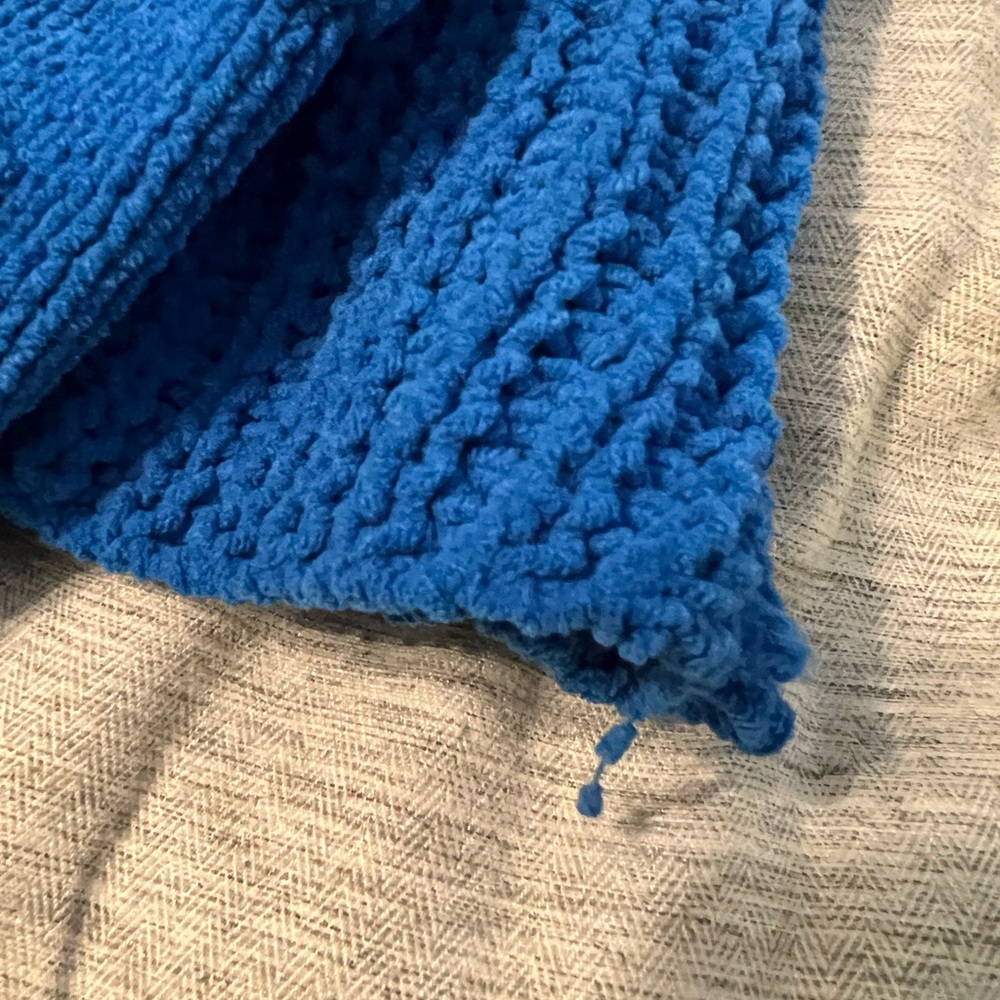 Super Soft Girls Blue Sweater - Picture 4 of 8